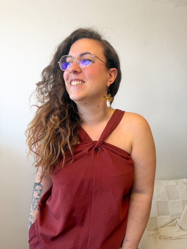 Blouse PASADENA Terracotta