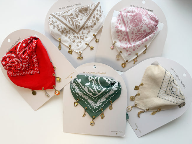 Bandana AUSTIN avec charms interchangeables