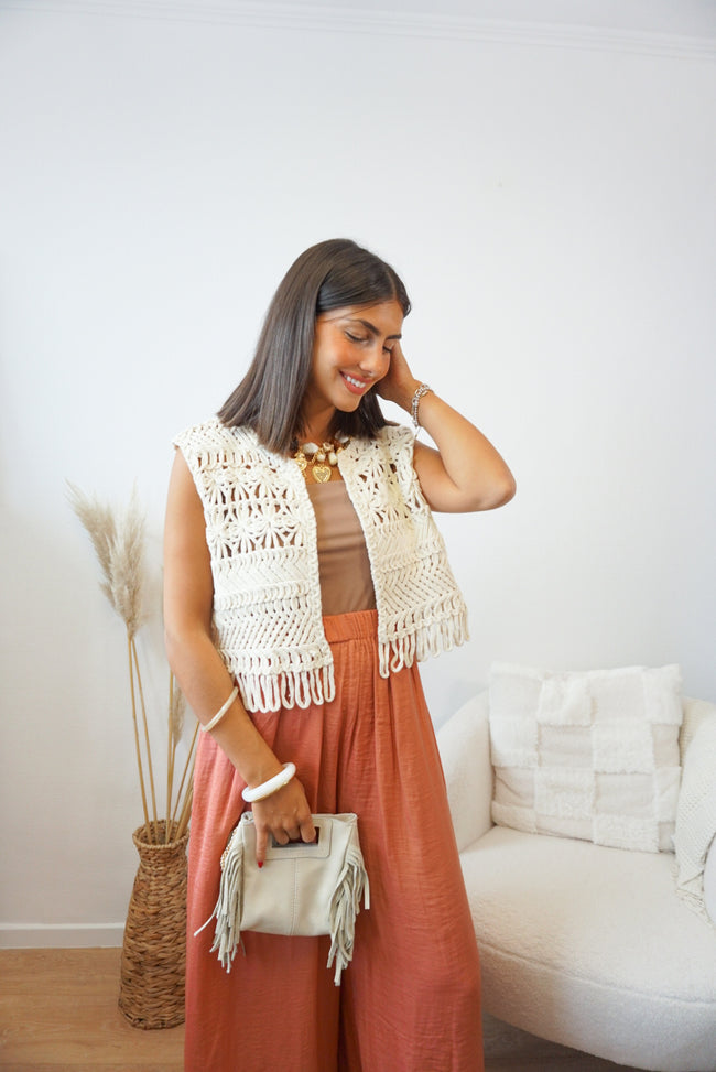Gilet crochet MONTGOMERY