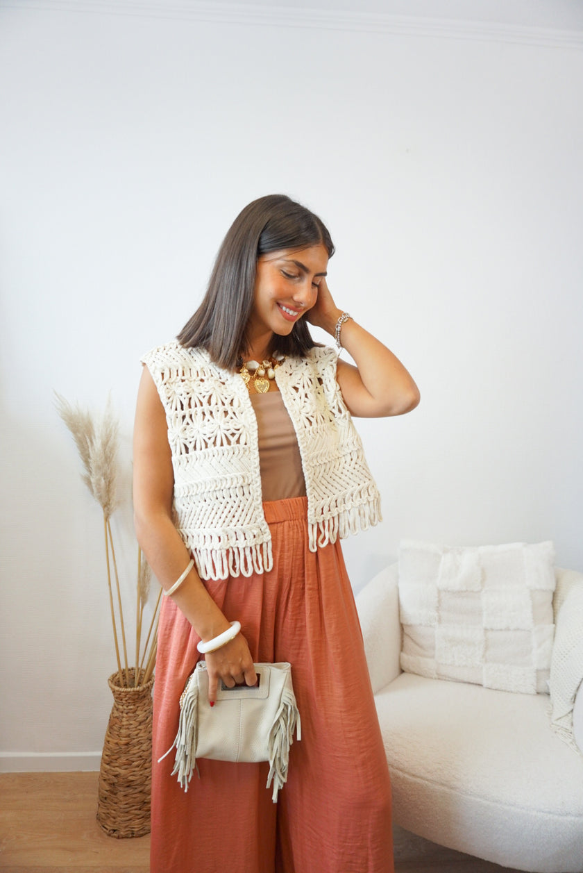 Gilet crochet MONTGOMERY