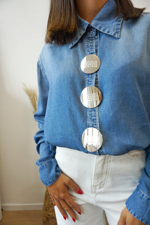 Chemise en denim fluide IDAHO