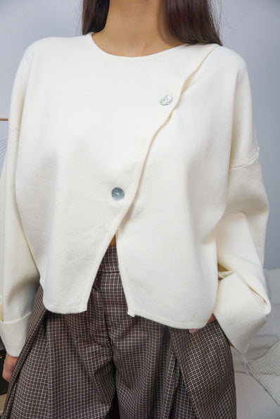 Pull SEATTLE oversize écru