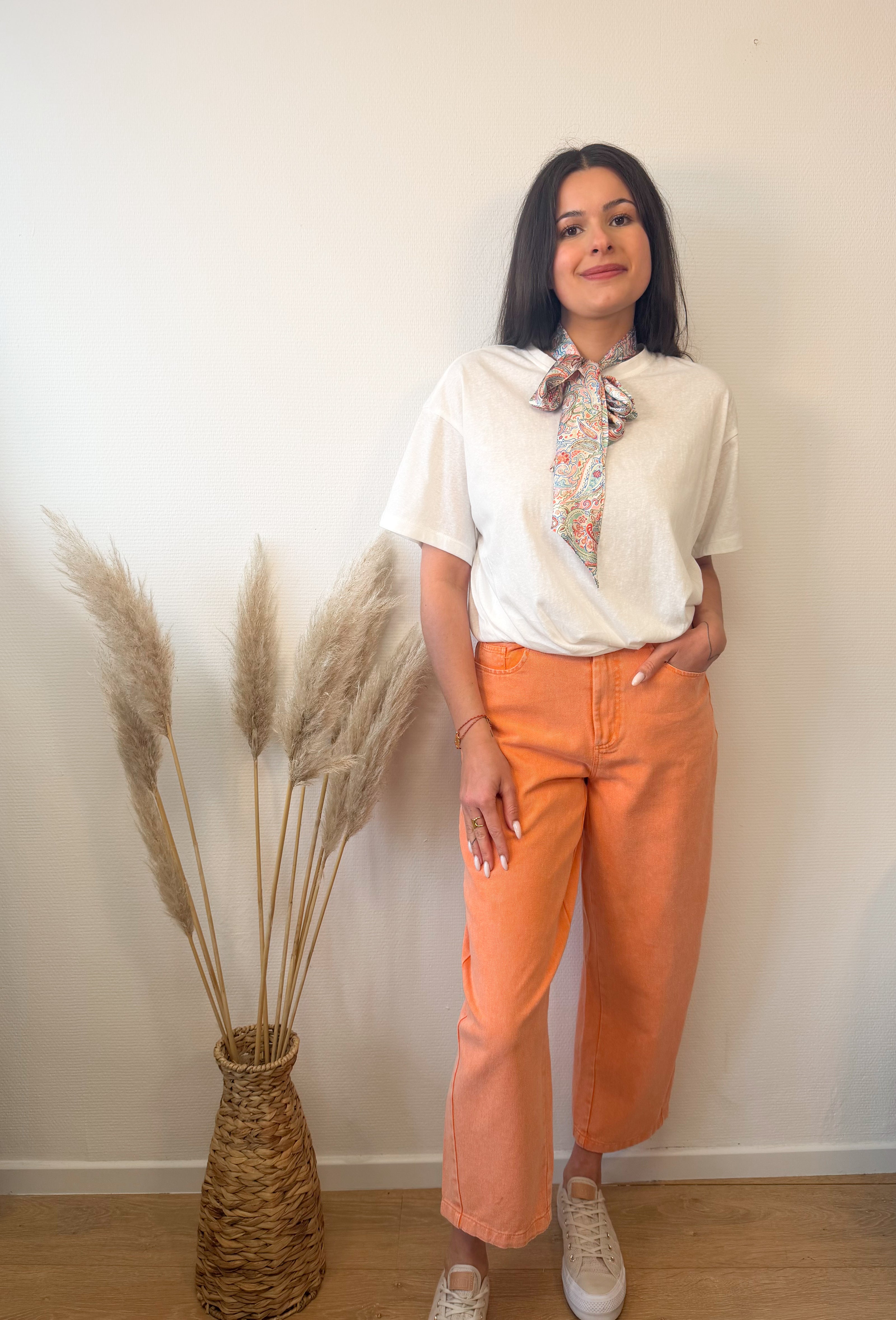Pantalon Large SANTA CRUZ corail