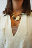 Collier charms doré NEBRASKA