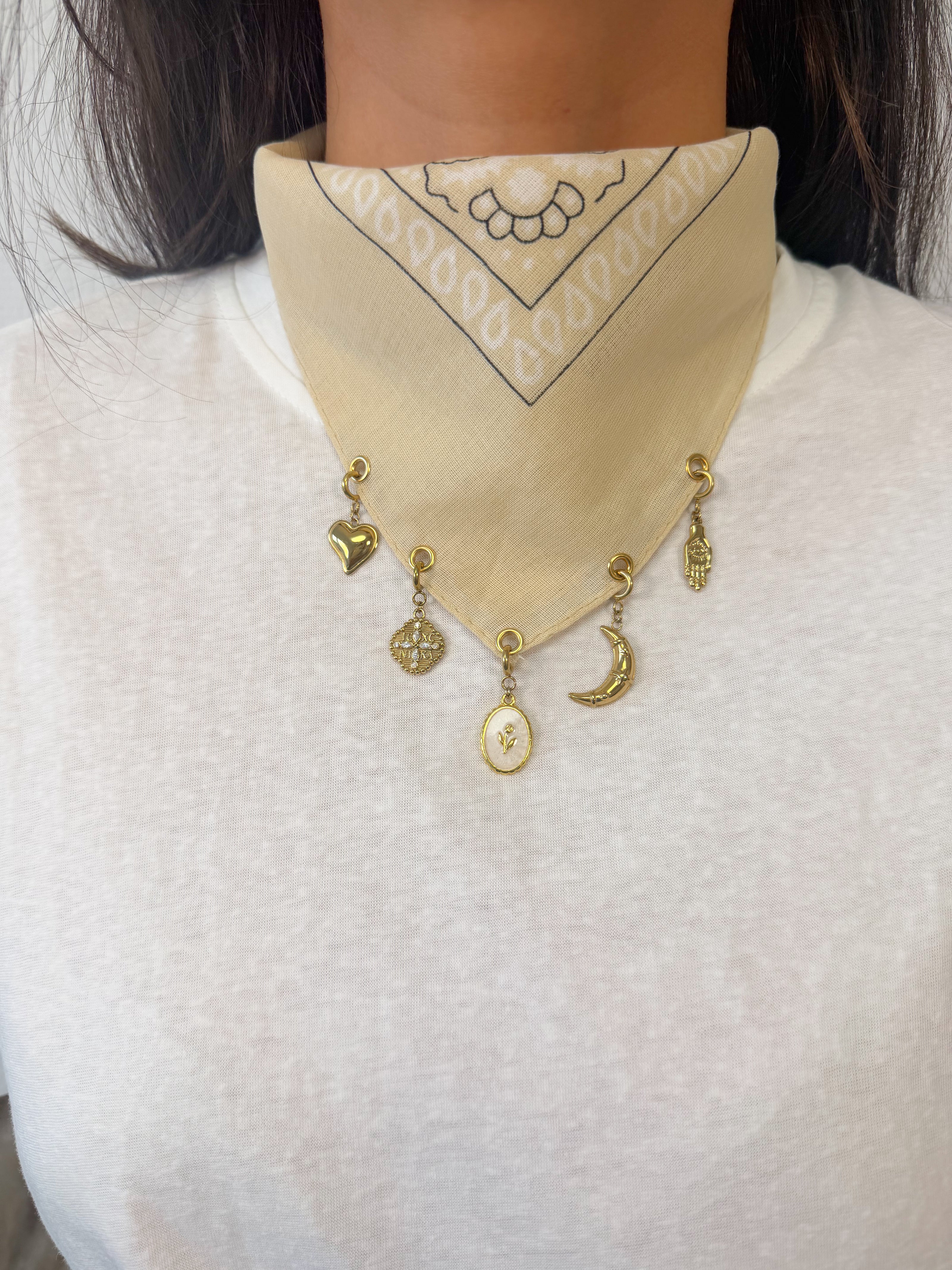 Bandana AUSTIN avec charms interchangeables