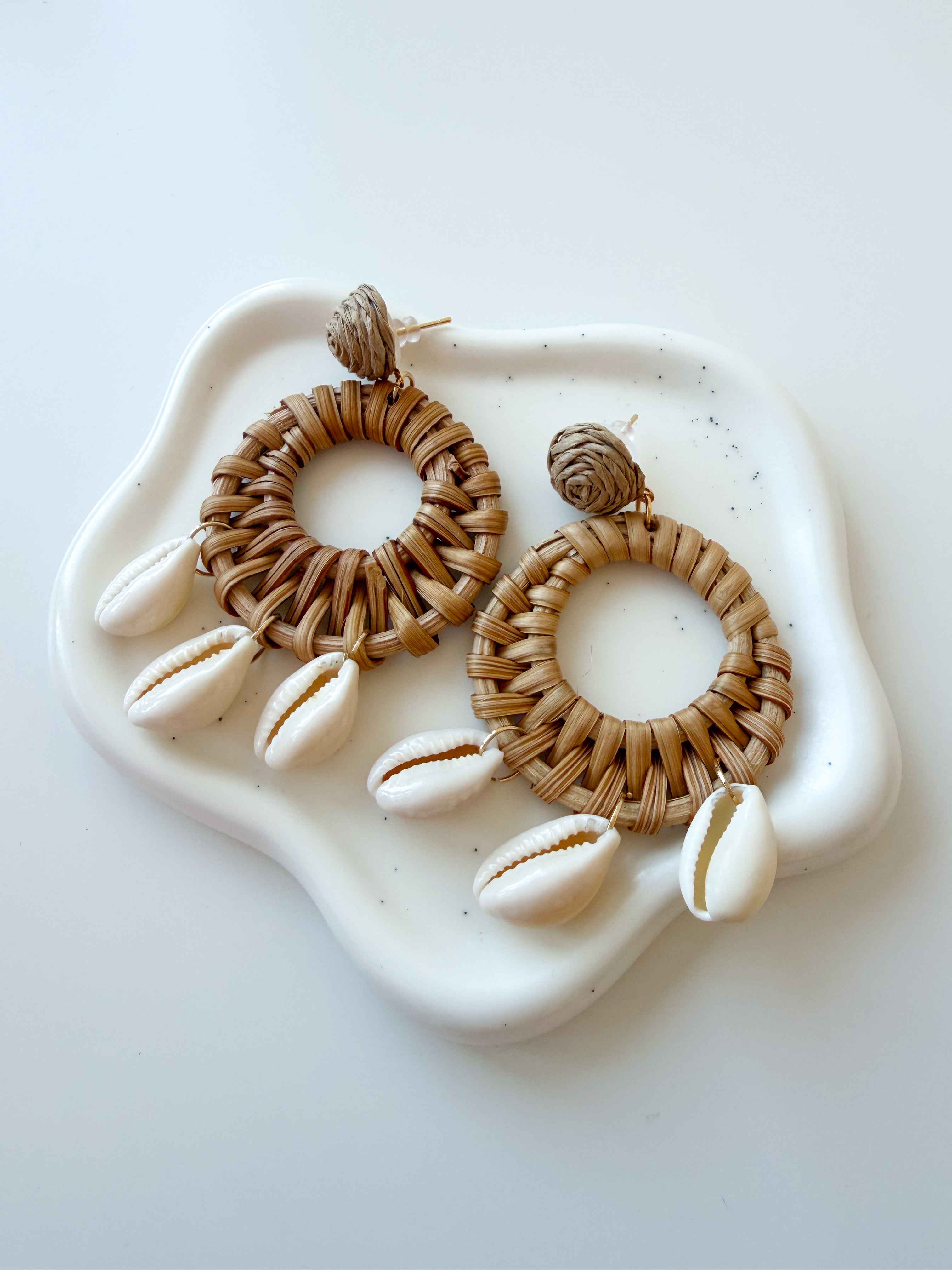 Boucles d’oreilles DELTA coquillages