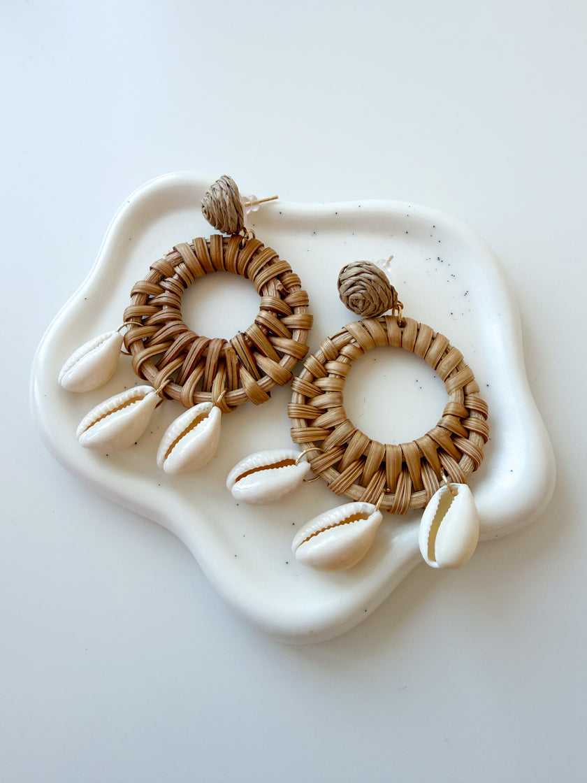 Boucles d’oreilles DELTA coquillages