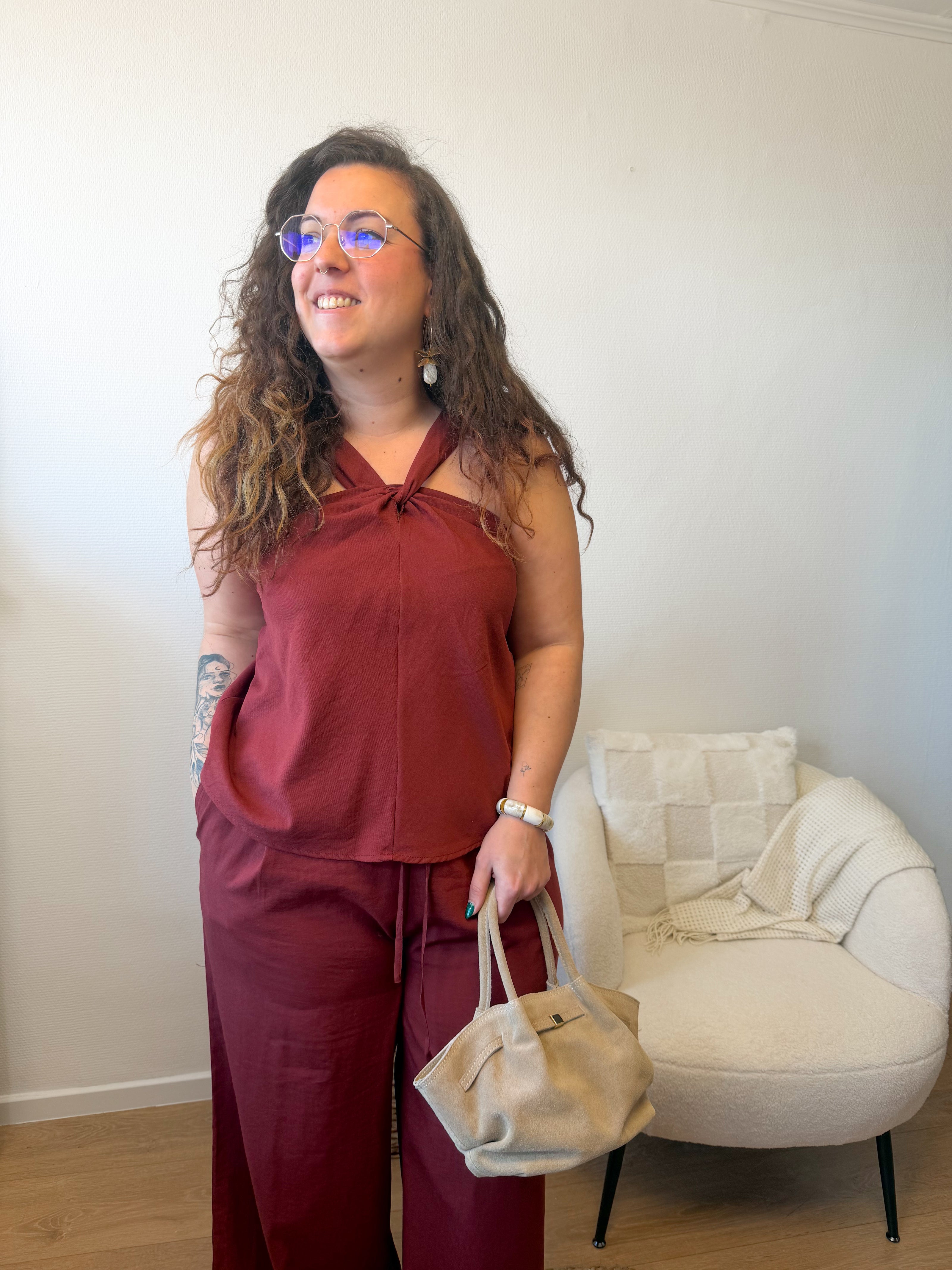 Blouse PASADENA Terracotta