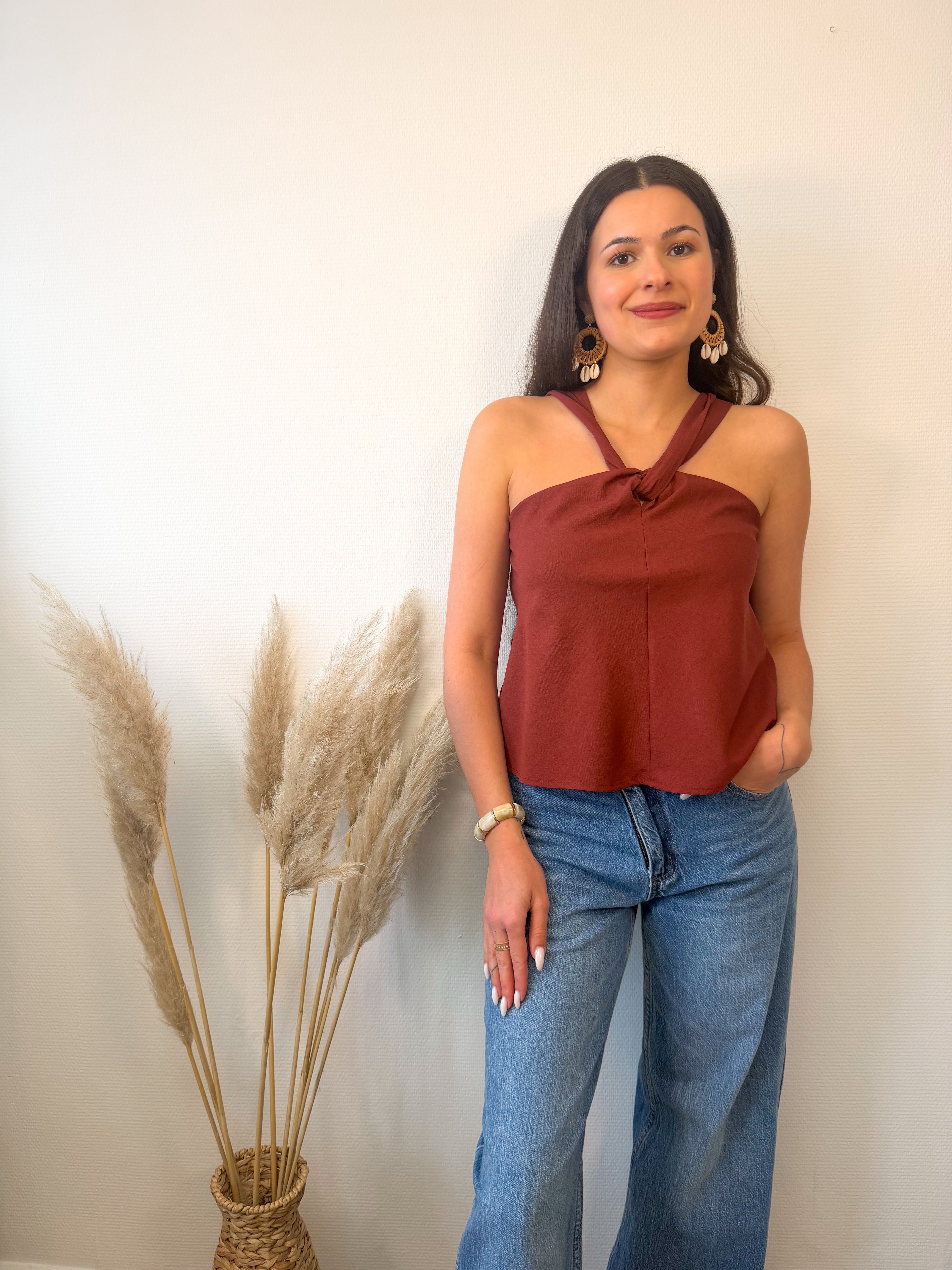Blouse PASADENA Terracotta