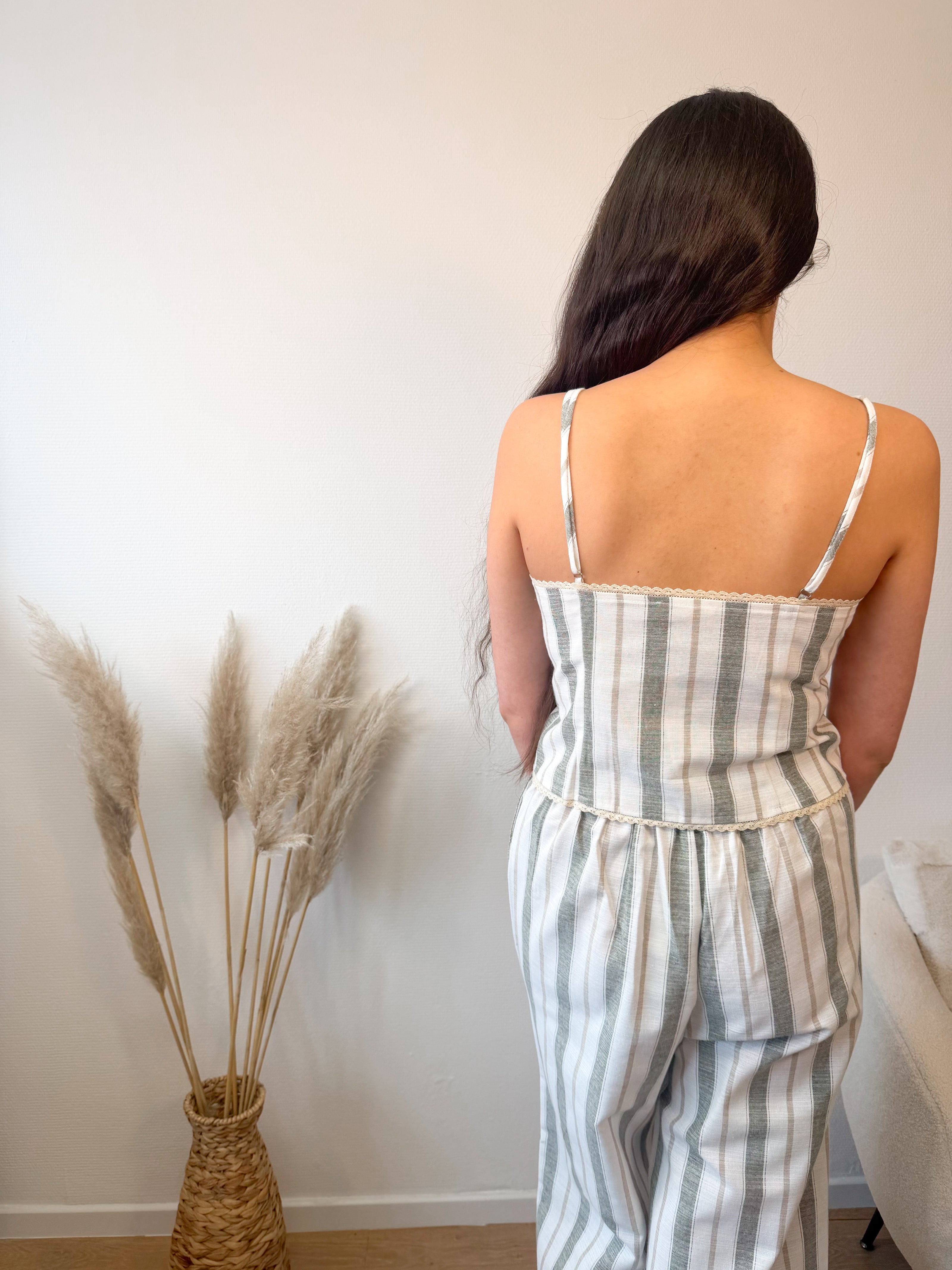 Top Asymétrique HEMPSTEAD à Perles