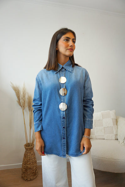 Chemise en denim fluide IDAHO