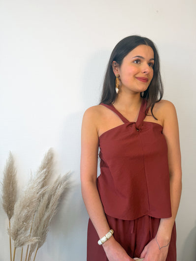 Blouse PASADENA Terracotta