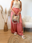 Pantalon ARCATA fluide terracotta