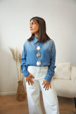 Chemise en denim fluide IDAHO