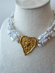 Collier NEPHI perles blanches