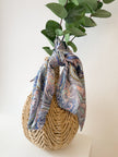Foulard satiné imprimé