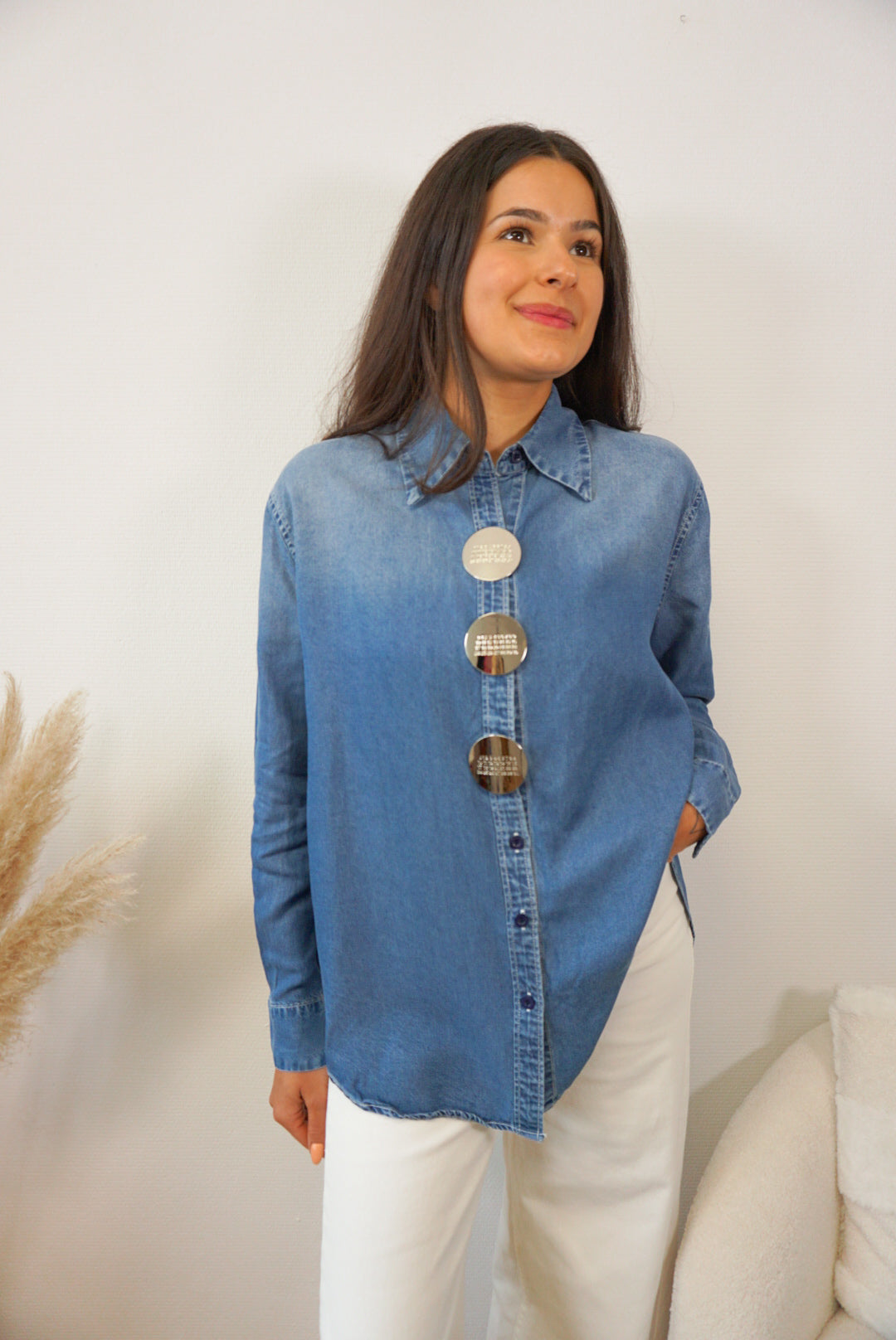 Chemise en denim fluide IDAHO