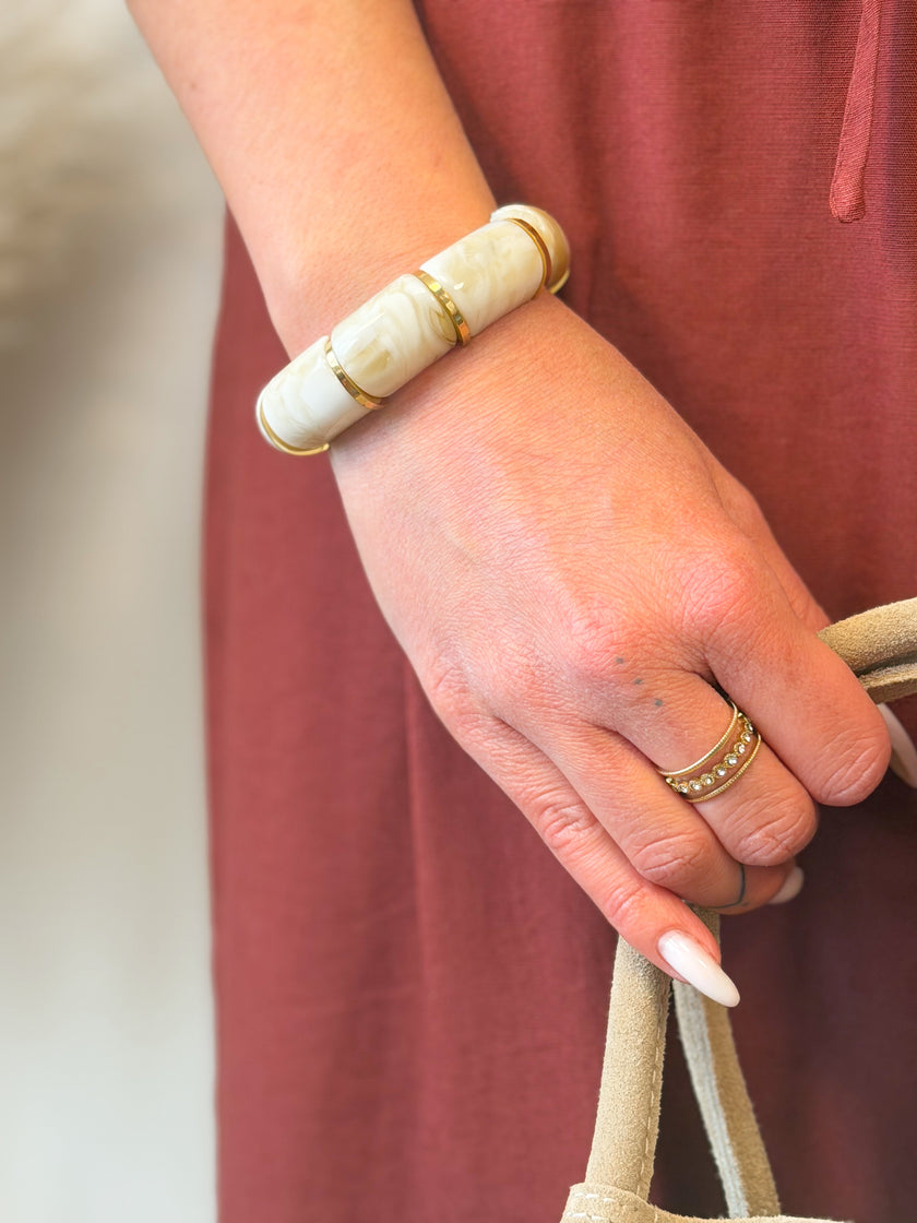 Bracelet FILMORE élastique marbré