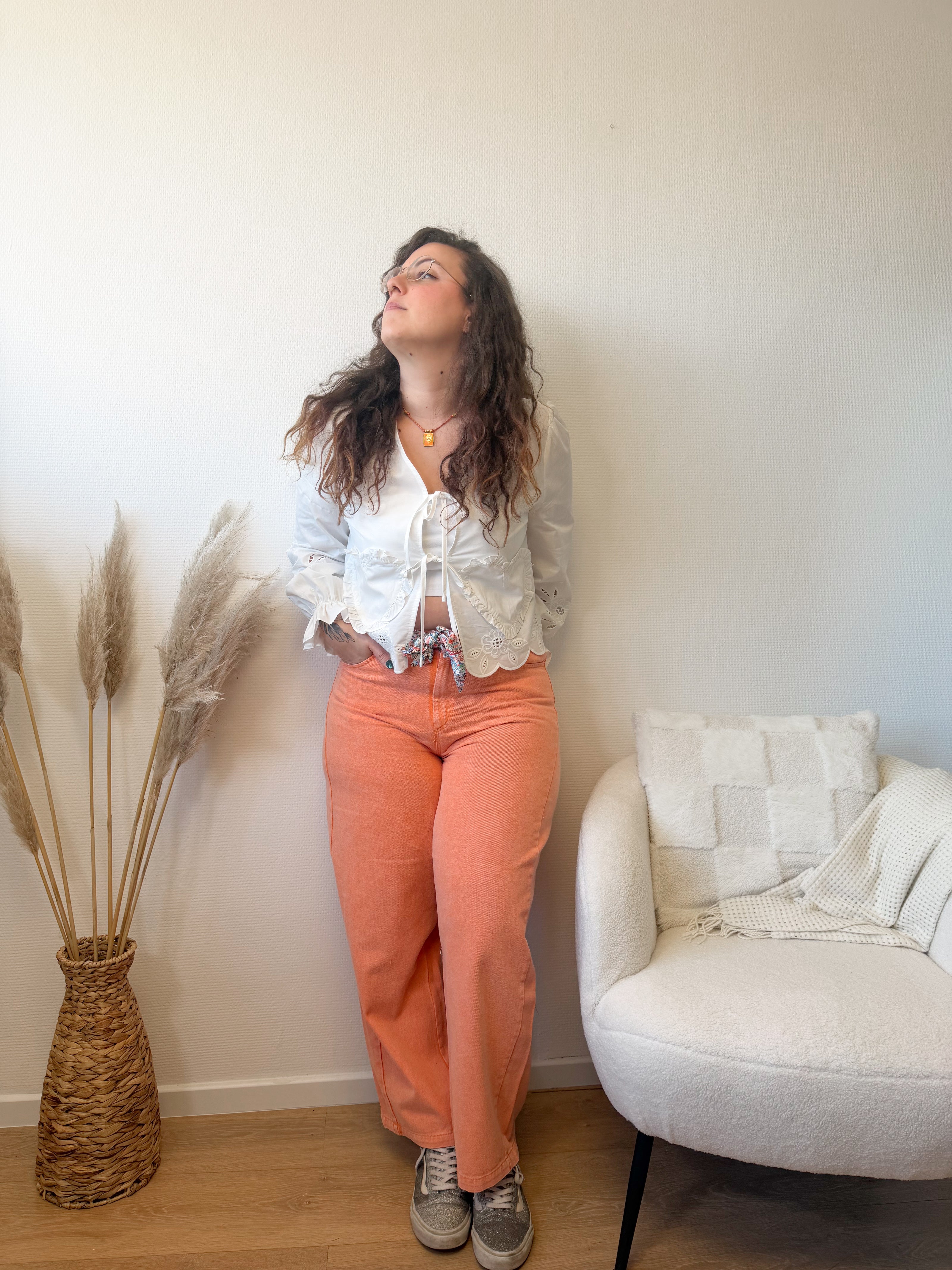 Pantalon Large SANTA CRUZ corail