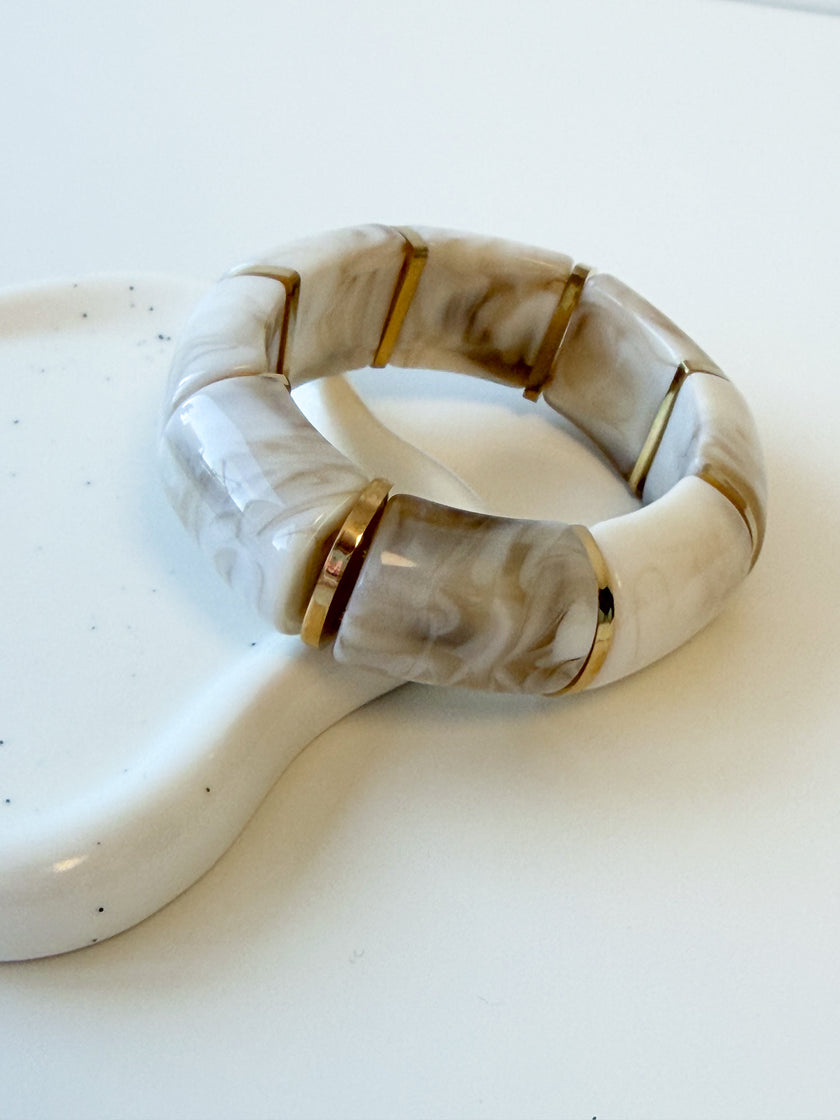 Bracelet FILMORE élastique marbré