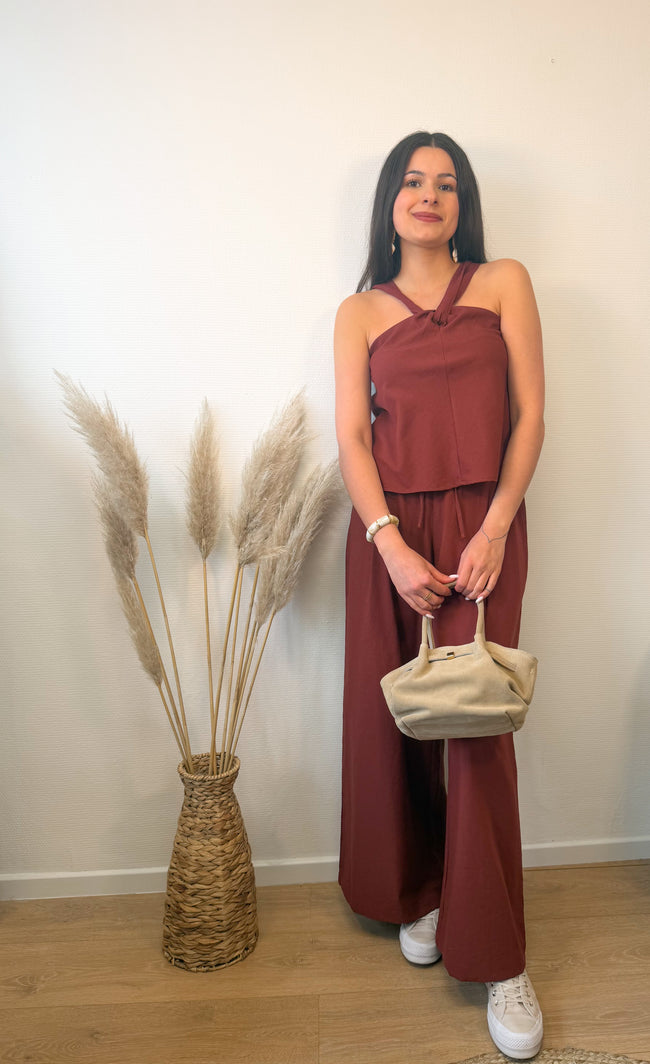 Pantalon PASADENA Terracotta