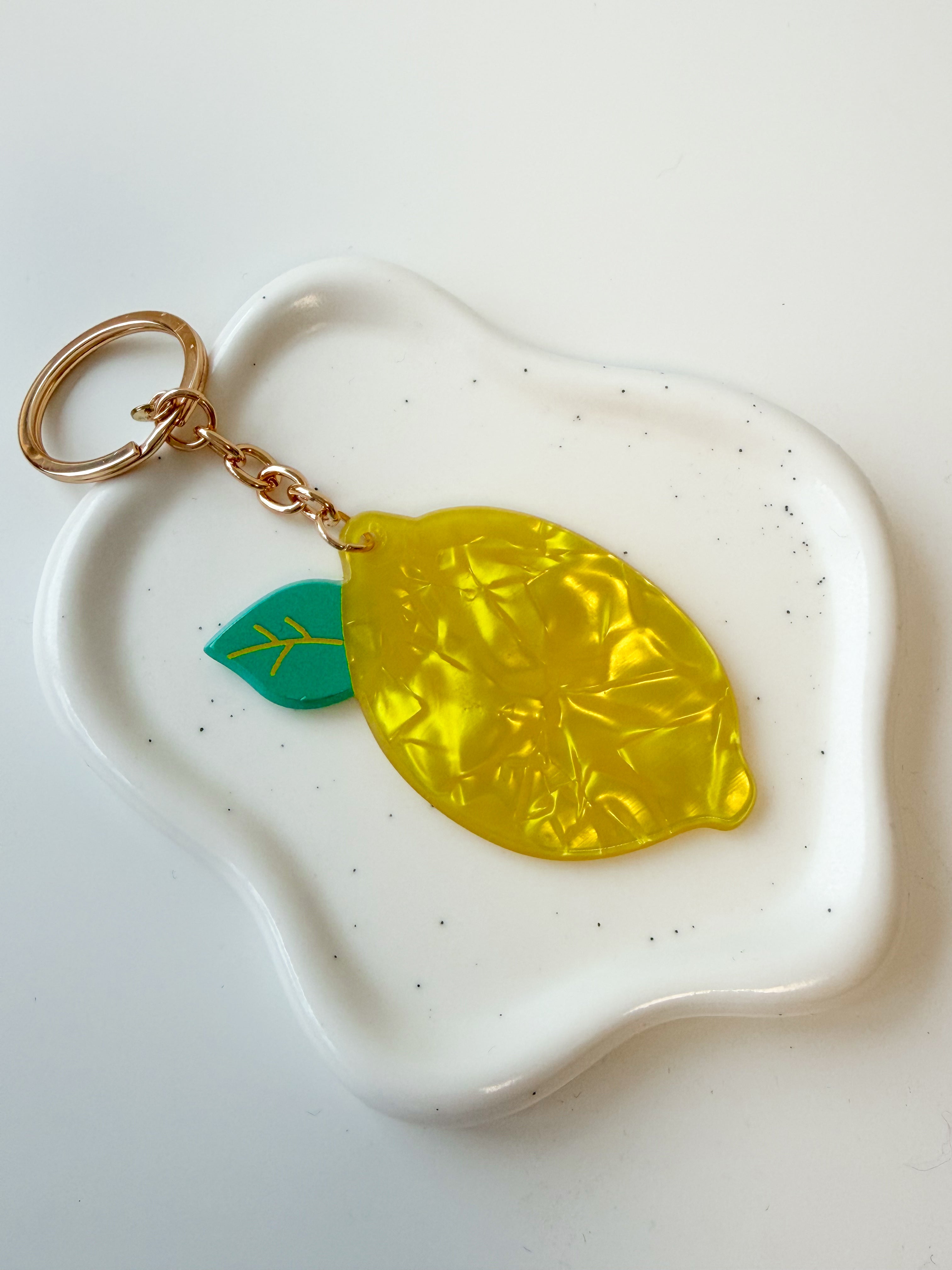 Porte-clé citron