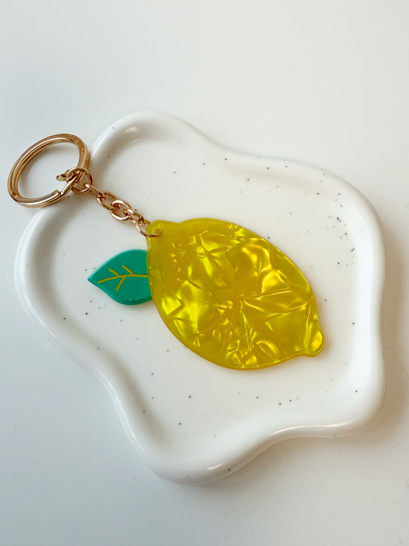 Porte-clé citron