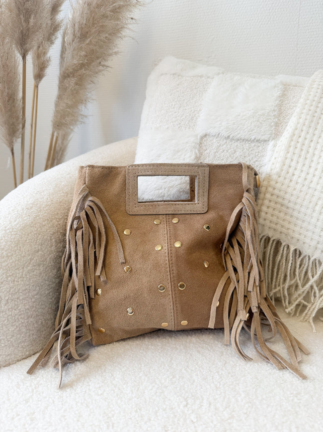 Sac DAKOTA à franges et clous