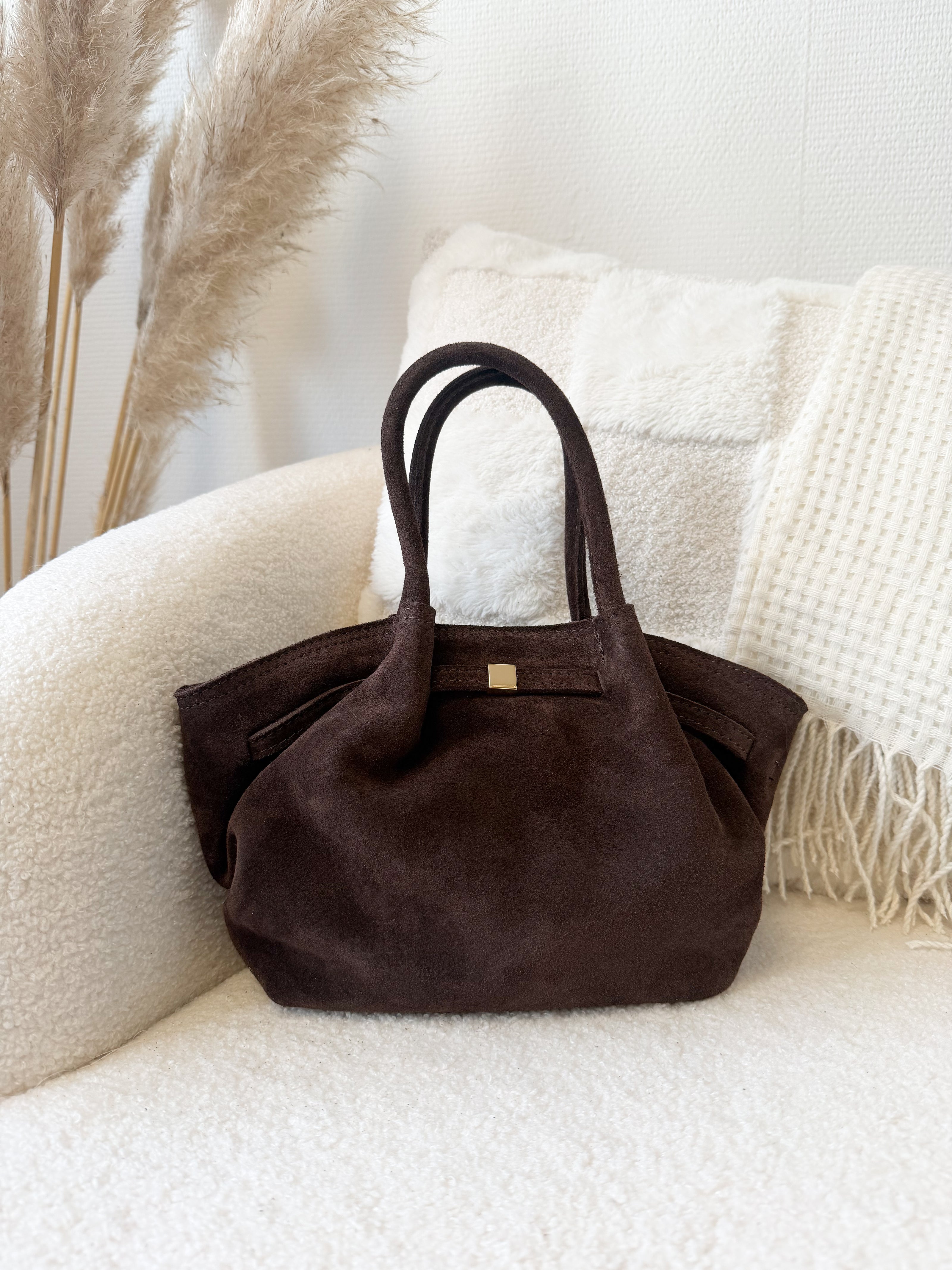 Sac à main FREDONIA en daim