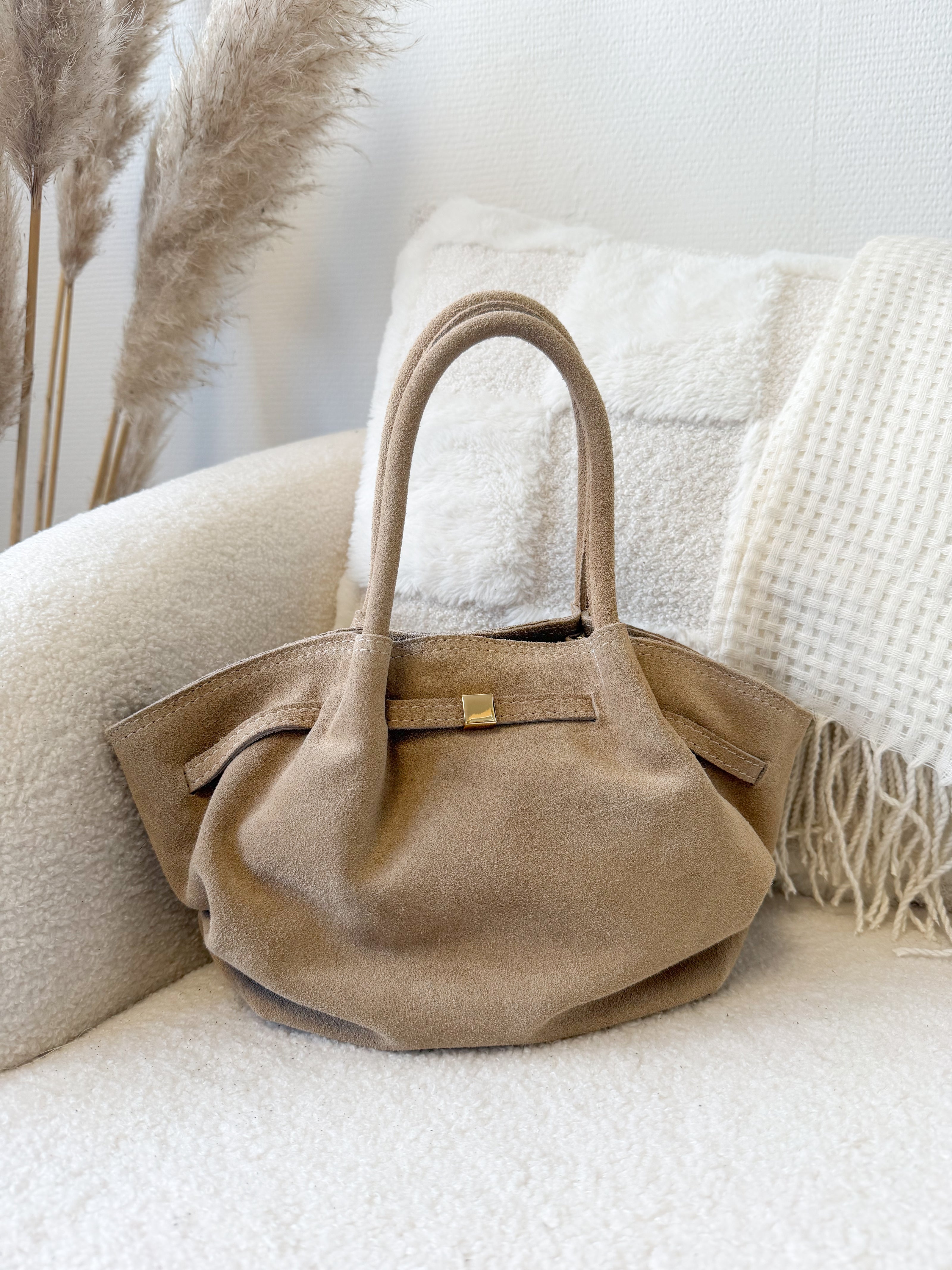 Sac à main FREDONIA en daim