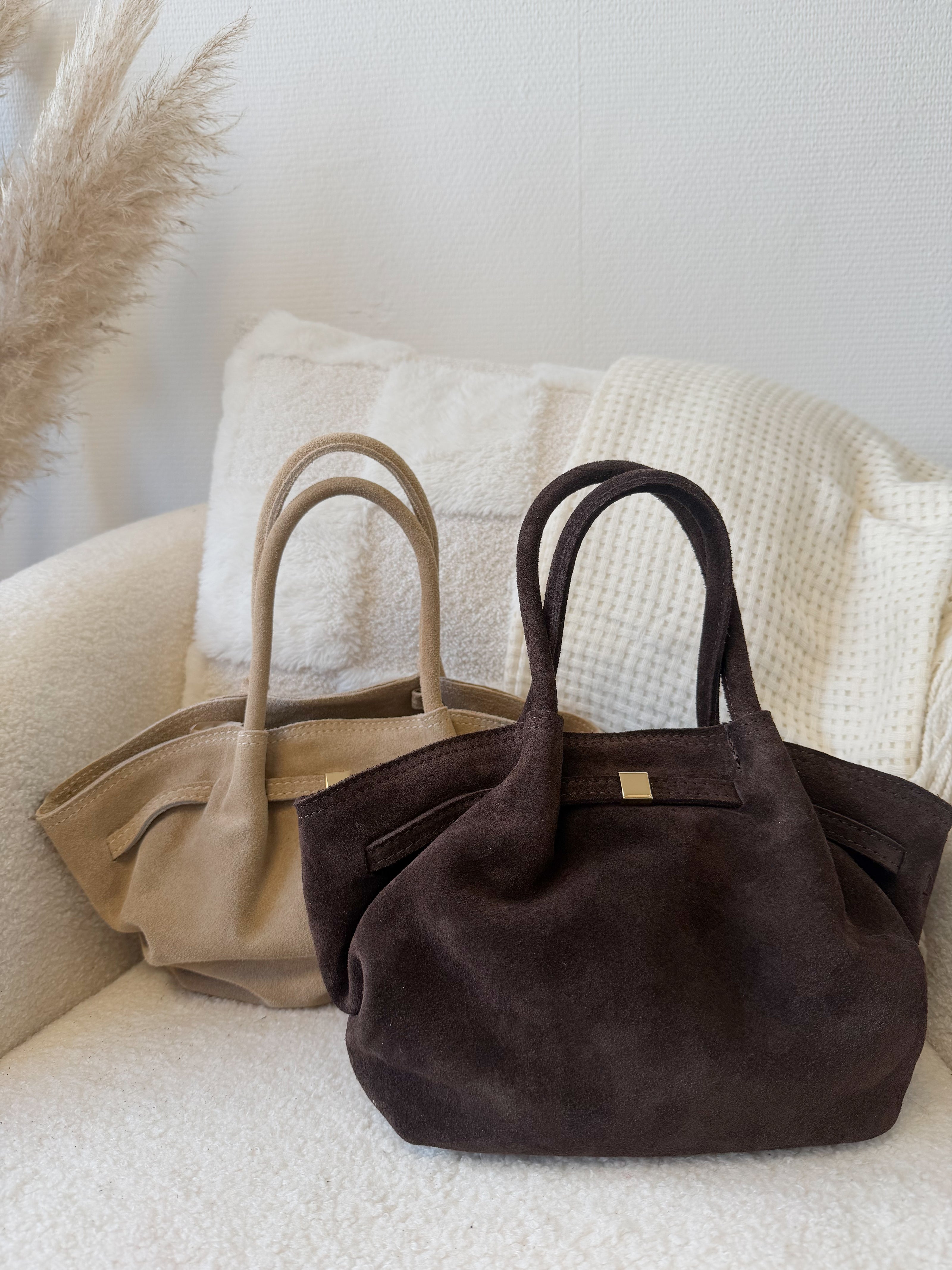 Sac à main FREDONIA en daim