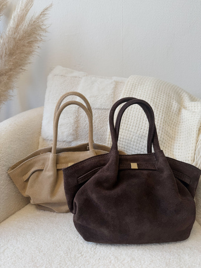 Sac à main FREDONIA en daim