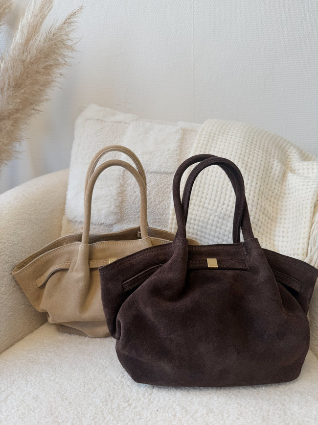 Sac à main FREDONIA en daim
