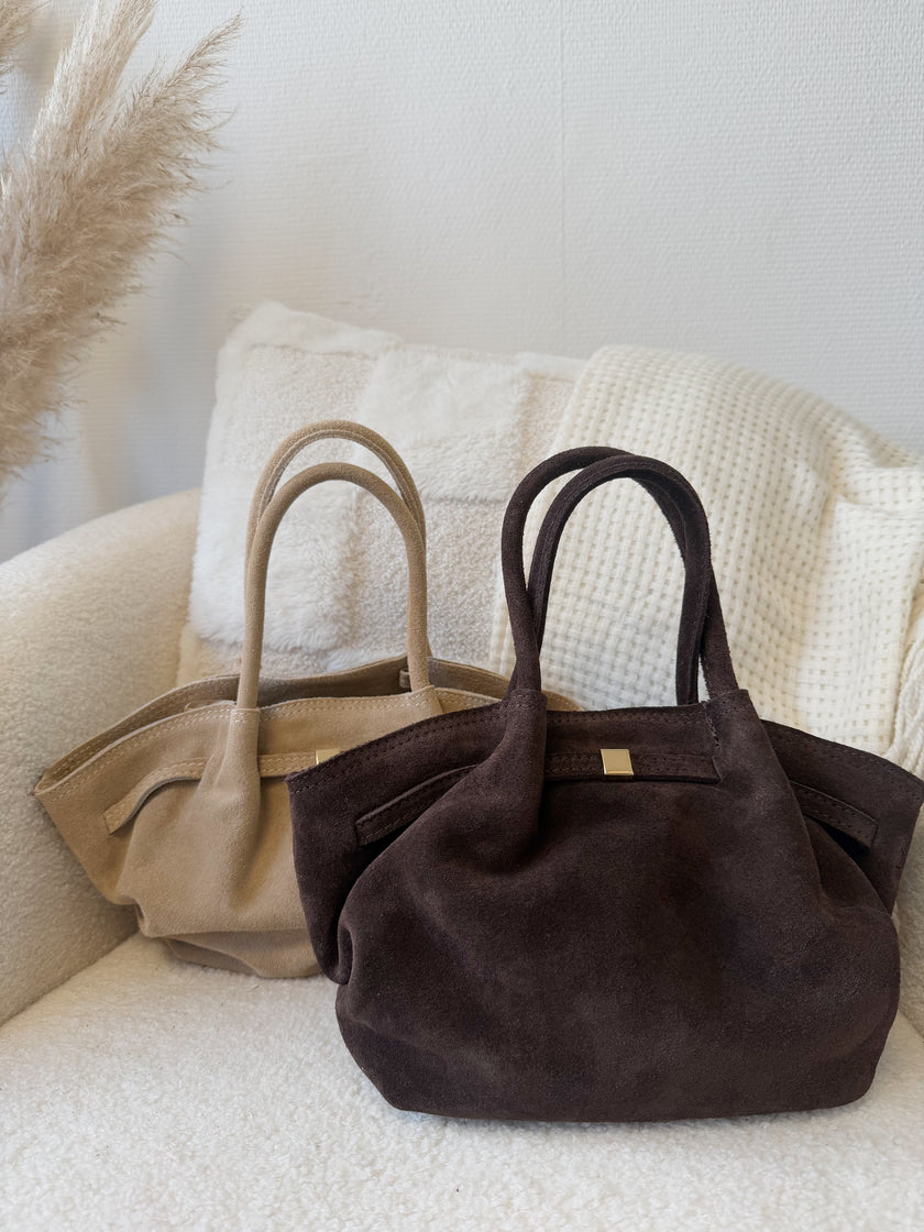 Sac à main FREDONIA en daim