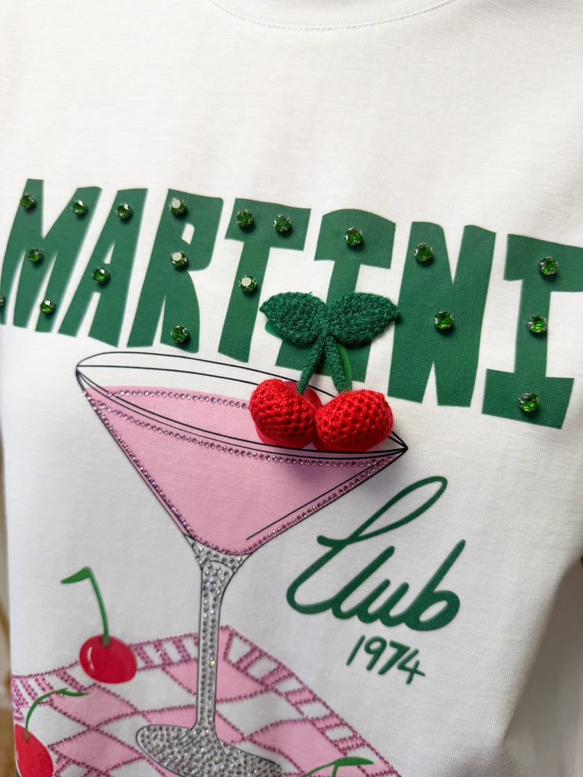 T-shirt blanc martini TAYLOR