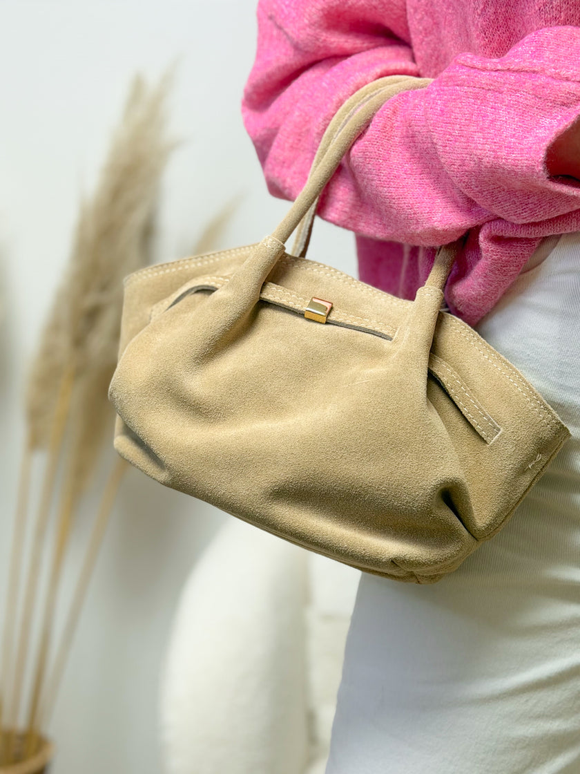 Sac à main FREDONIA en daim