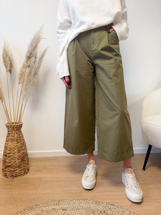 Pantalon large kaki PHOENICIA