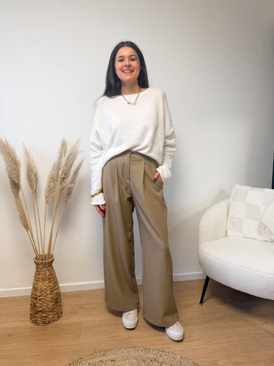 Pantalon classique MEDFORD fluide taille élastique