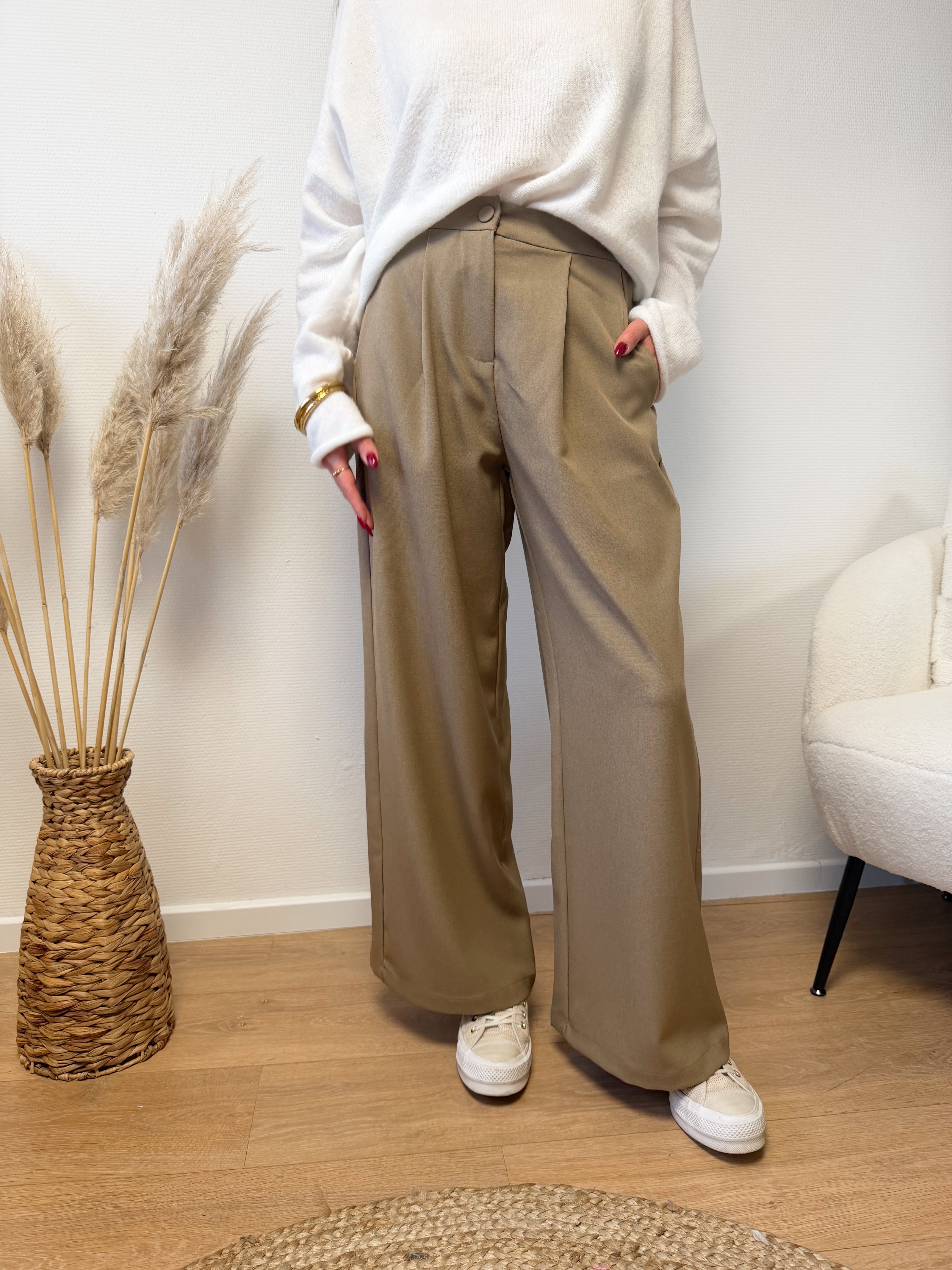 Pantalon classique MEDFORD fluide taille élastique