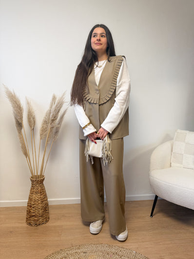 Pantalon classique MEDFORD fluide taille élastique