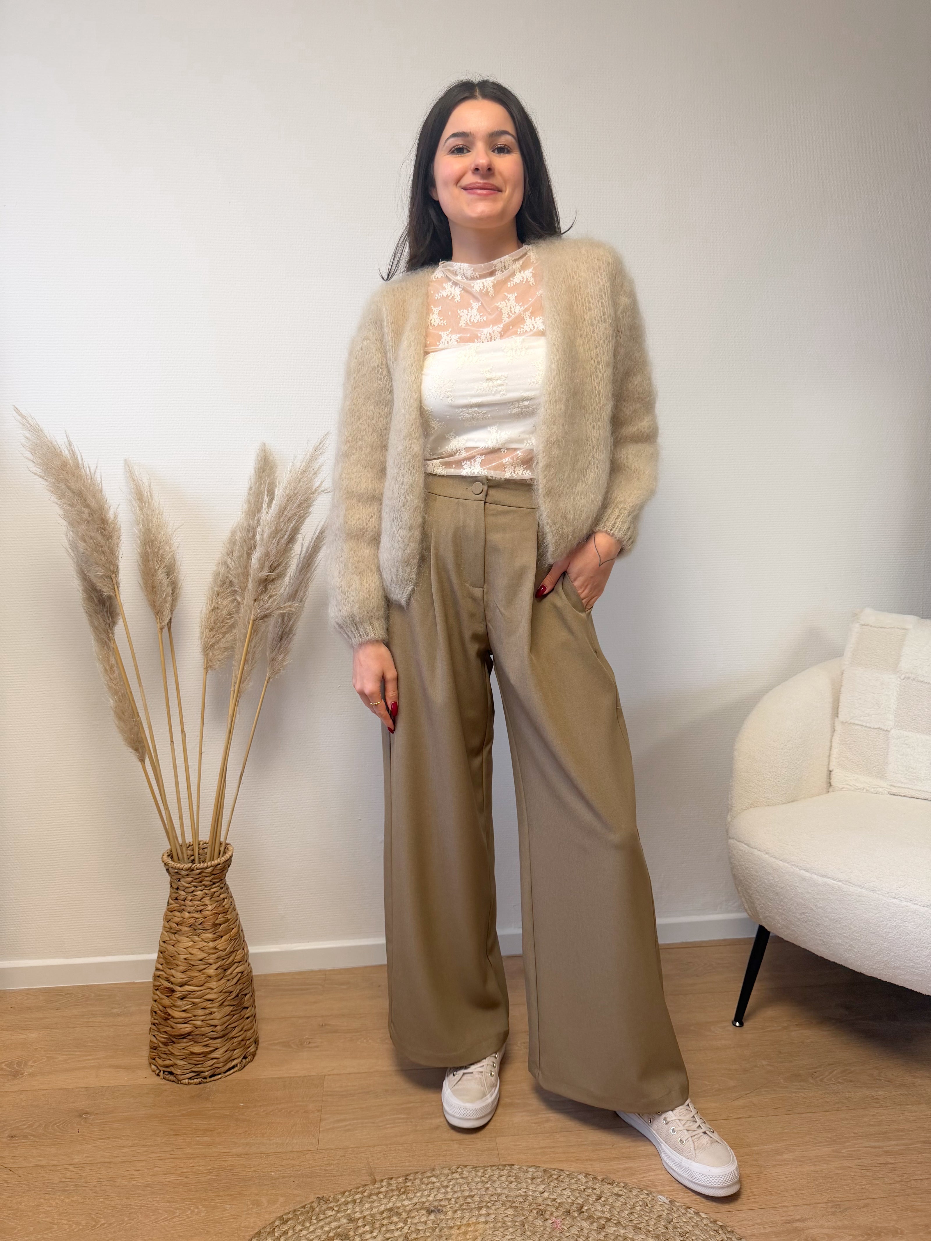 Pantalon classique MEDFORD fluide taille élastique
