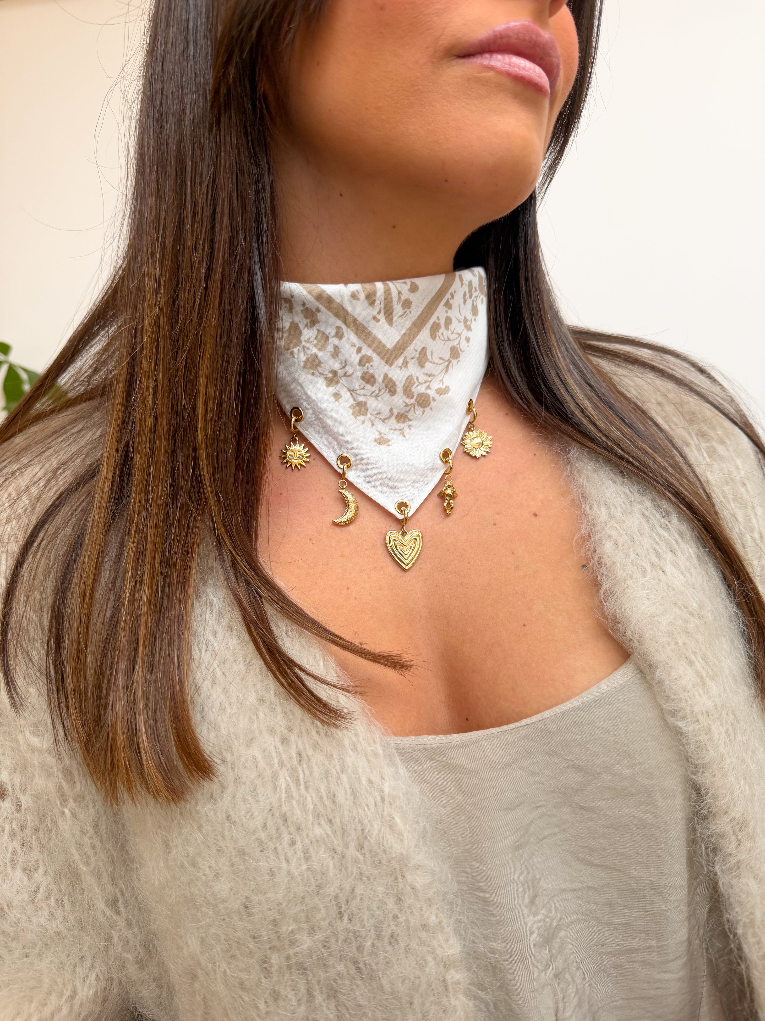 Charm soleil BESBEE et perles